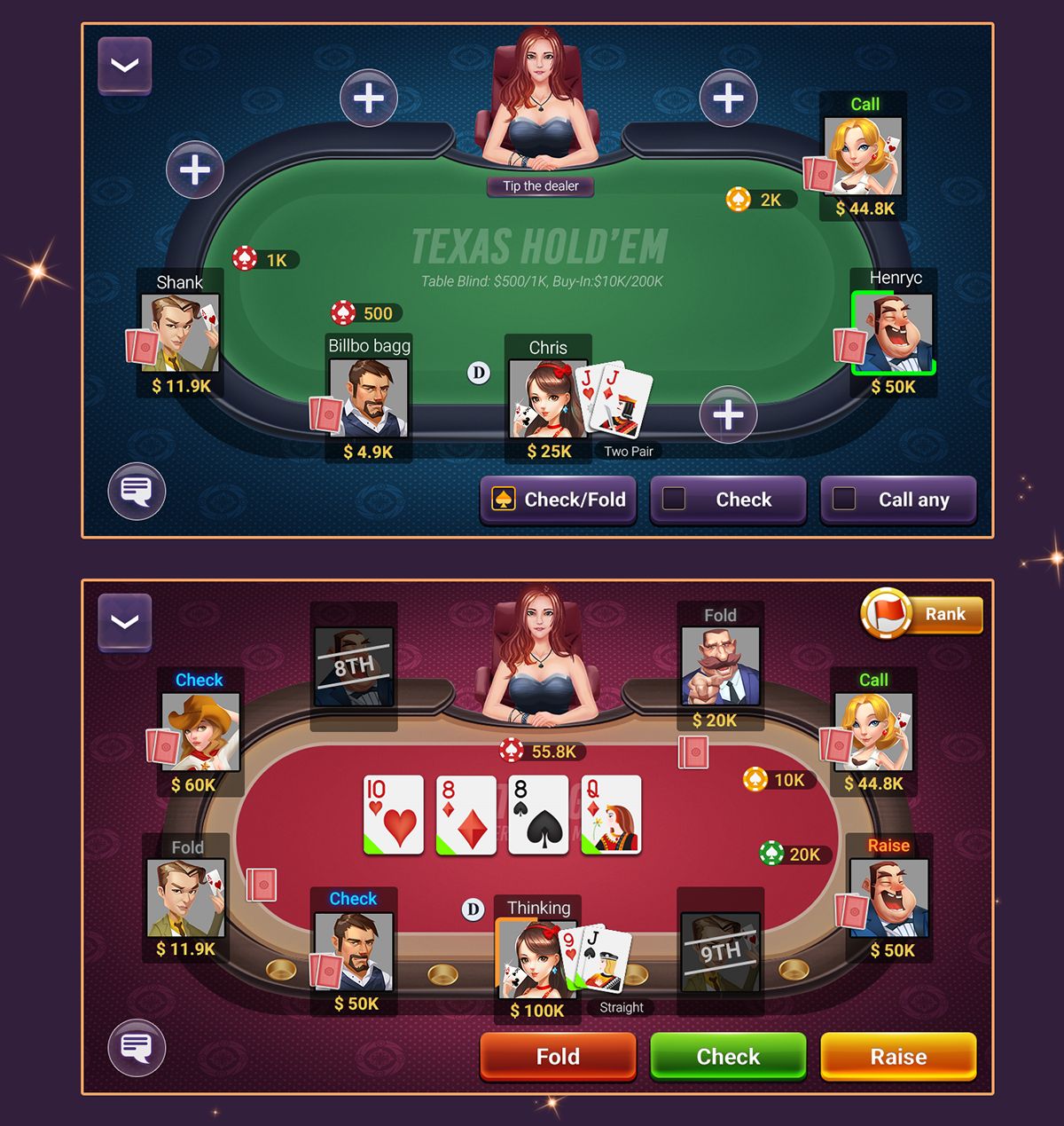 Progressive Jackpot Slots آن لائن کیسینو میں اصل گیمز